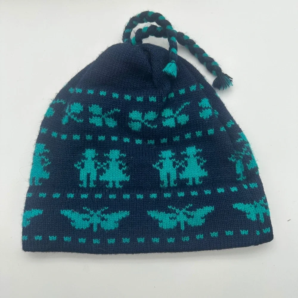 Vintage‎ Maureen of the Mews Children's Wool Beanie Ski Hat